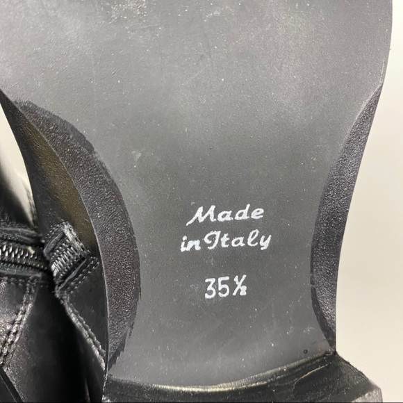 Kenneth Cole Mid Calf Leather Boots size 5.5 - Picture 4 of 7